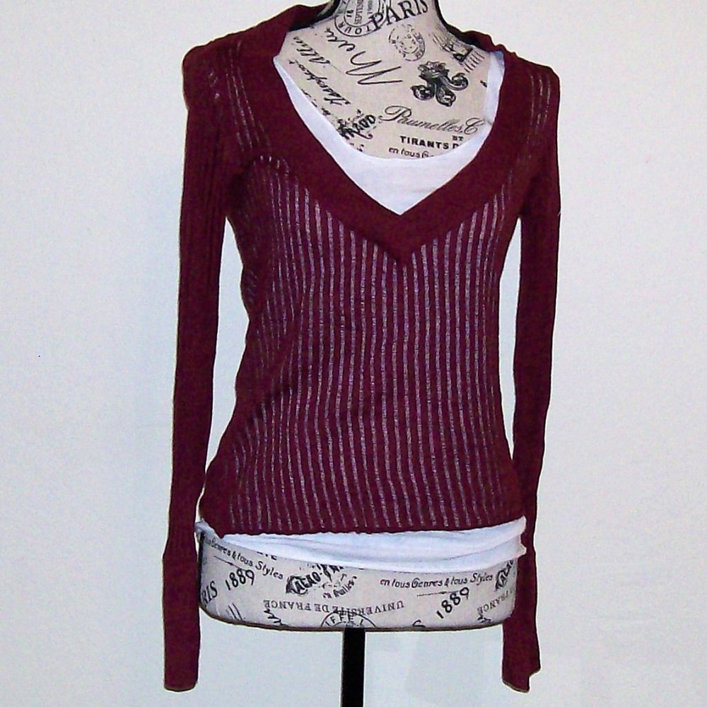 NWOT Beautiful 2 in 1 Sweater Top